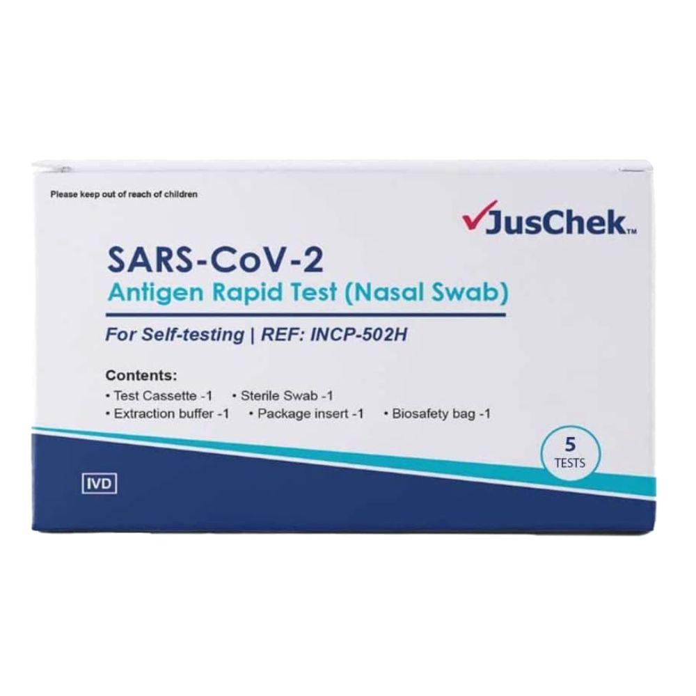 Juschek Sars-covid-2 Nasal Swab Rapid Test, 5 – Airssential Health Care