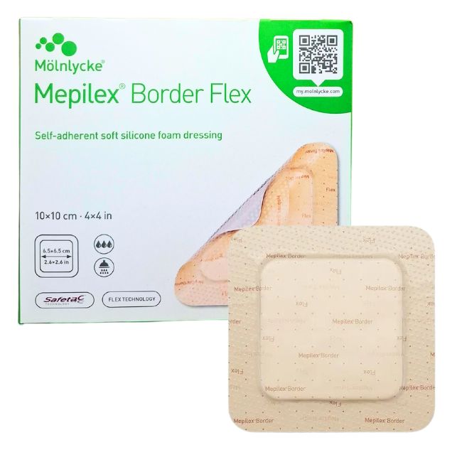 Mepilex Border Flex - Soft Silicone Foam Dressing