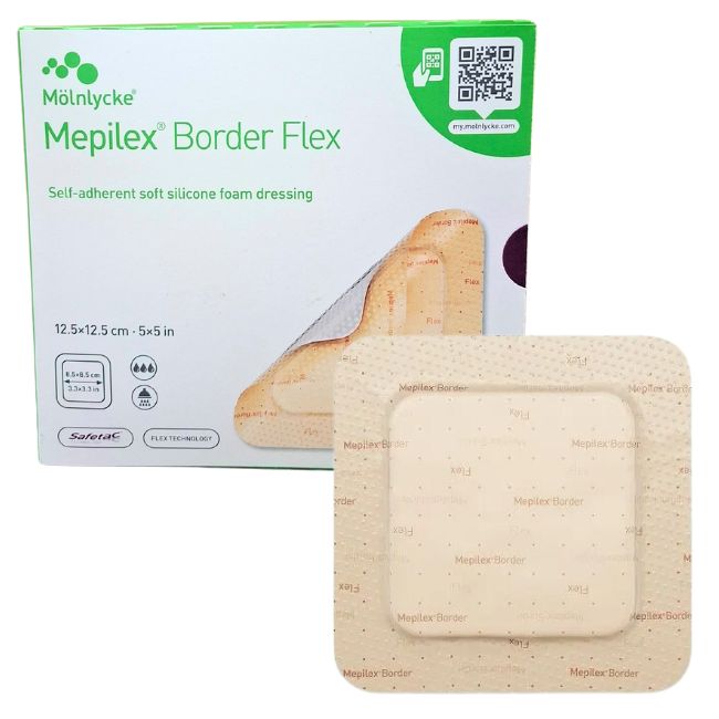 Mepilex Border Flex - Soft Silicone Foam Dressing