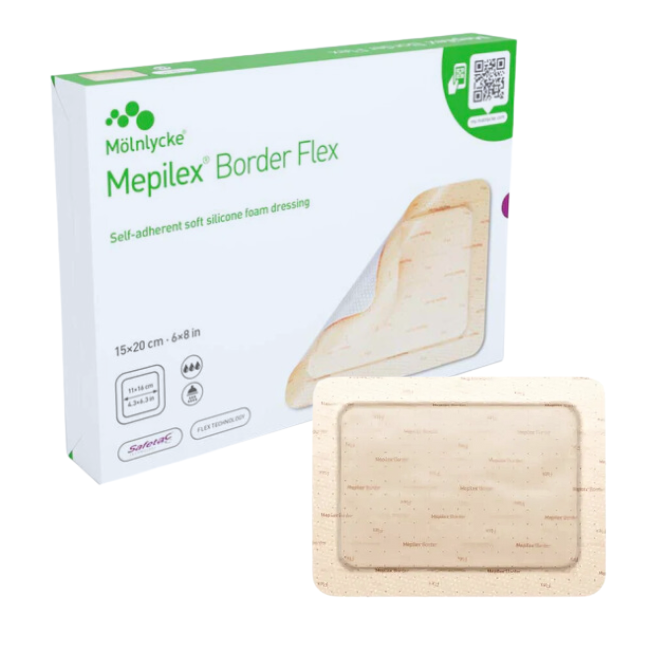 Mepilex Border Flex - Soft Silicone Foam Dressing